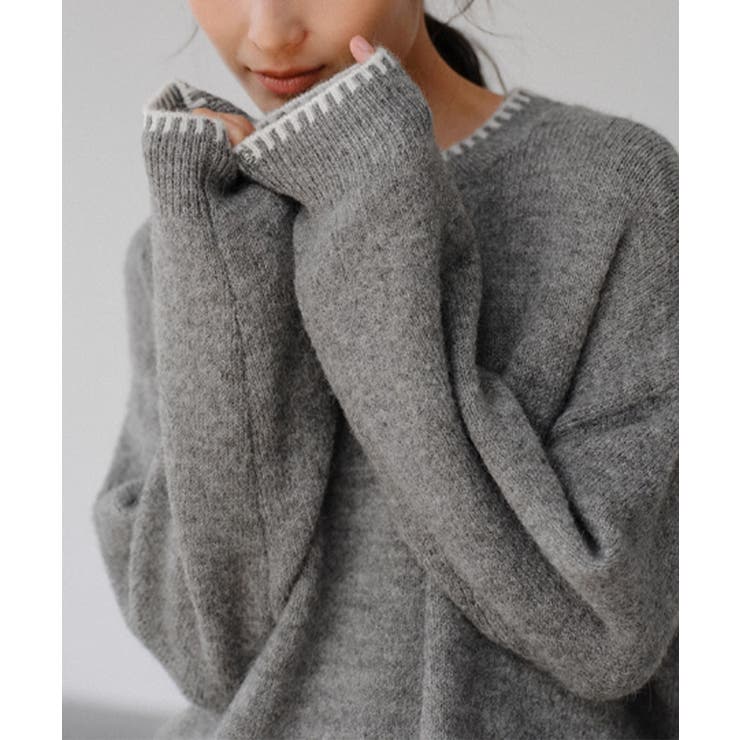 ニットセットアップ 上下セット 配色 | SUNSHINE CLOSET | 詳細画像10 