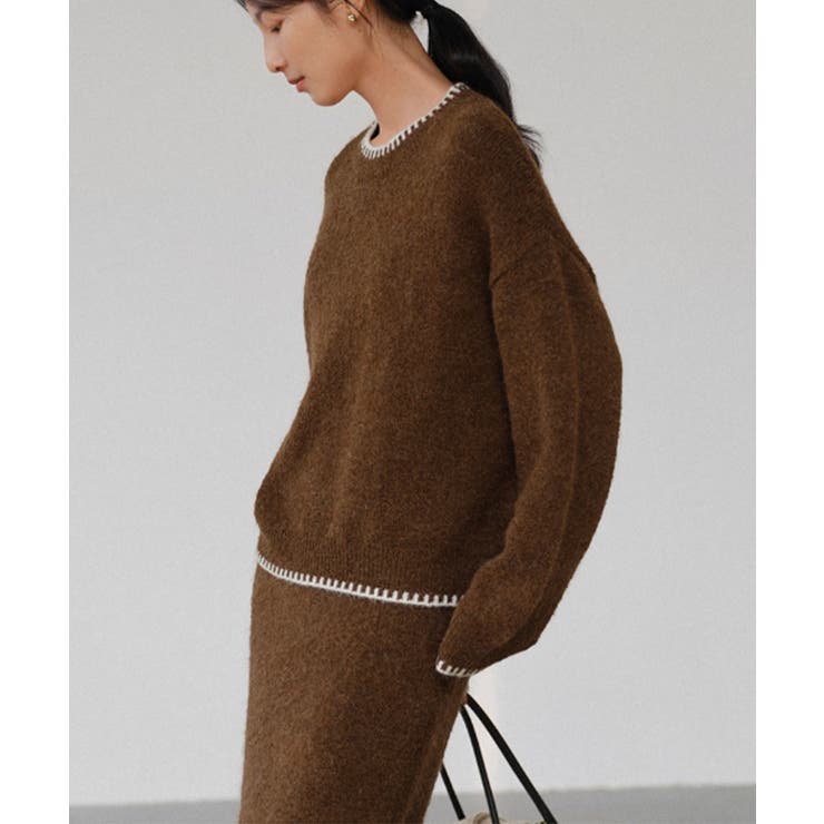 ニットセットアップ 上下セット 配色 | SUNSHINE CLOSET | 詳細画像19 