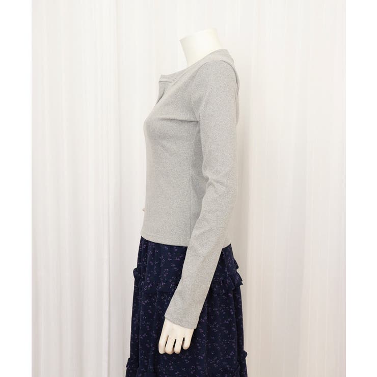 長袖Tシャツ レディース Vネック 無地 | SUNSHINE CLOSET | 詳細画像12 