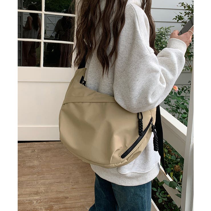 ショルダーバッグ ナイロン 多収納 無地 | SUNSHINE CLOSET | 詳細画像14 