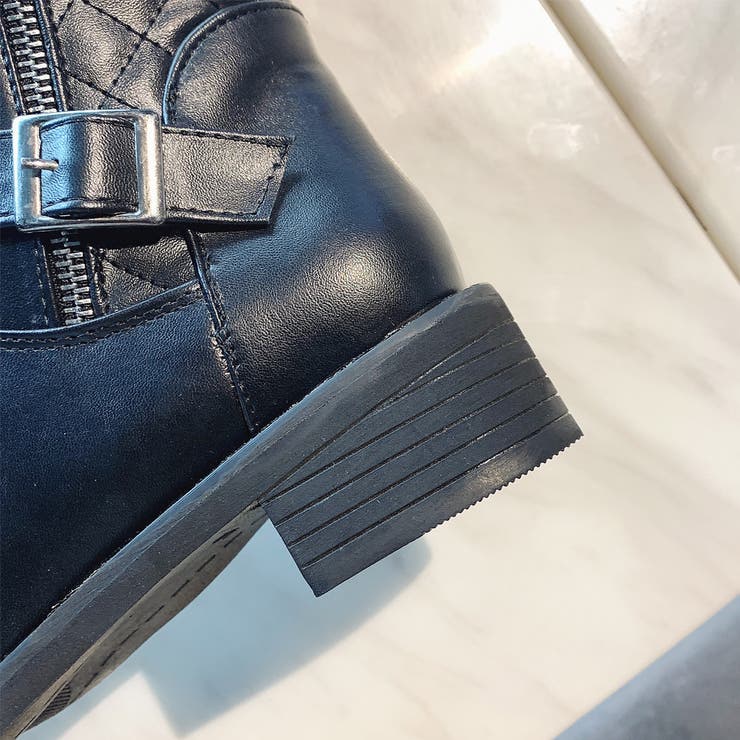 レザーブーツ エコレザー ニーハイブーツ | SUNSHINE CLOSET | 詳細画像9 