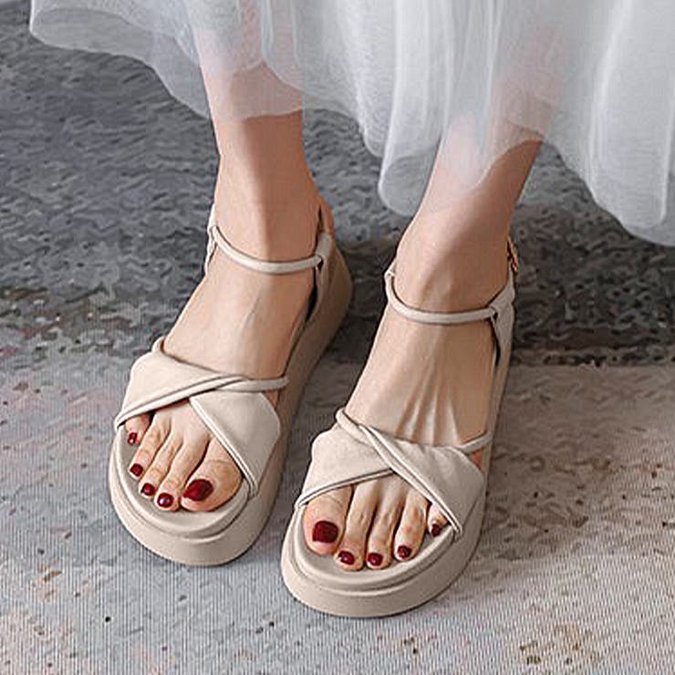 厚底サンダル レディース ベルト 全2色 | SUNSHINE CLOSET | 詳細画像7 