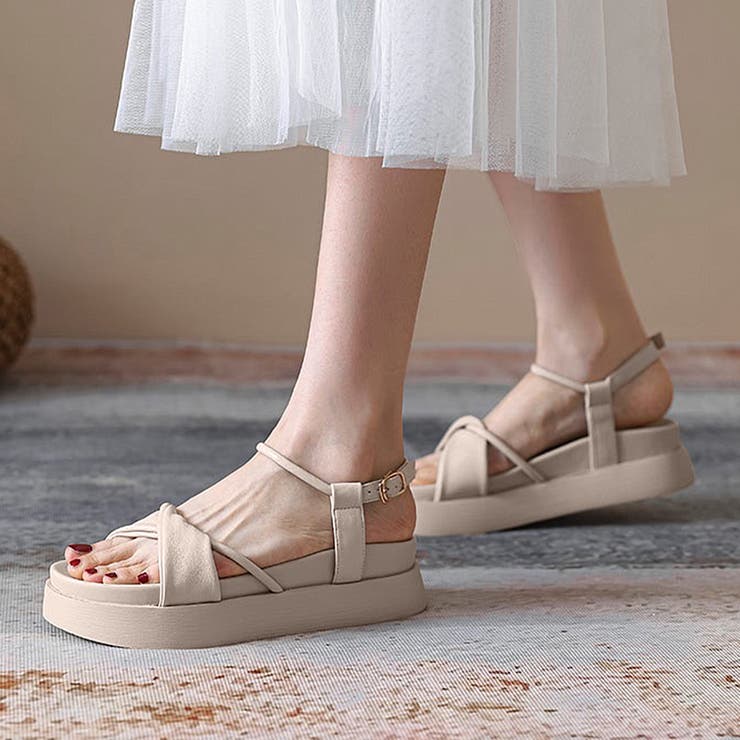 厚底サンダル レディース ベルト 全2色 | SUNSHINE CLOSET | 詳細画像8 