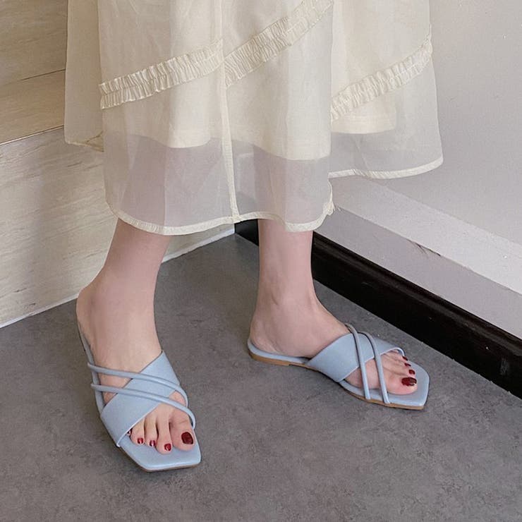 フラットサンダル 美脚 スリッパ 夏 | SUNSHINE CLOSET | 詳細画像12 