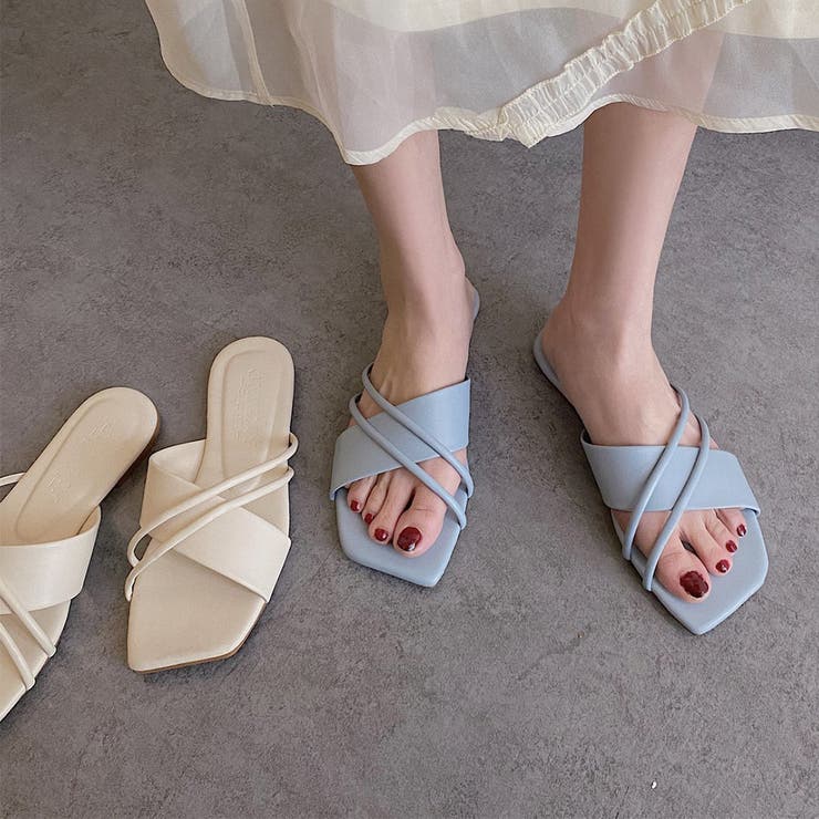 フラットサンダル 美脚 スリッパ 夏 | SUNSHINE CLOSET | 詳細画像13 