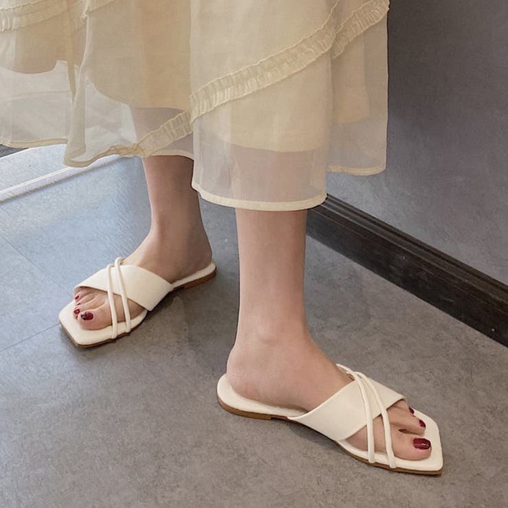 フラットサンダル 美脚 スリッパ 夏 | SUNSHINE CLOSET | 詳細画像3 