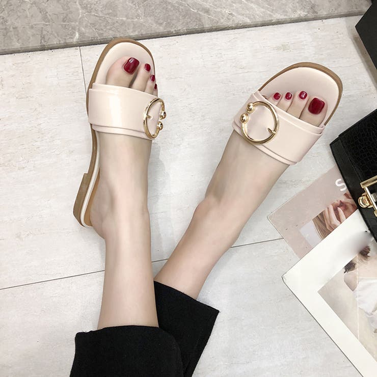 サンダル ミュールサンダル ローヒール夏 | SUNSHINE CLOSET | 詳細画像4 