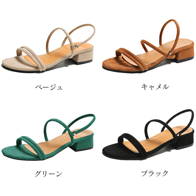 ストラップサンダル 2way 美脚 韓国 | SUNSHINE CLOSET | 詳細画像2 