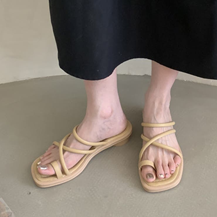 トングサンダル ローヒール ストラップ夏 | SUNSHINE CLOSET | 詳細画像8 