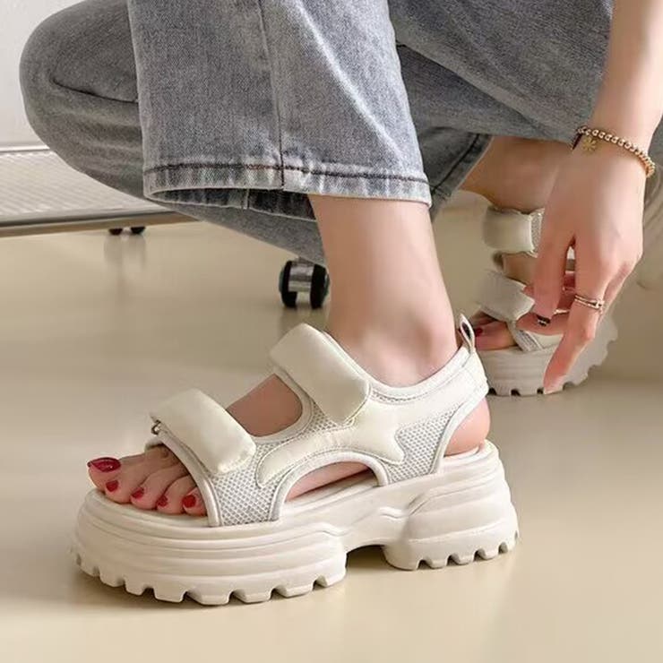 厚底サンダル スポーツサンダル 美脚 夏 | SUNSHINE CLOSET | 詳細画像11 