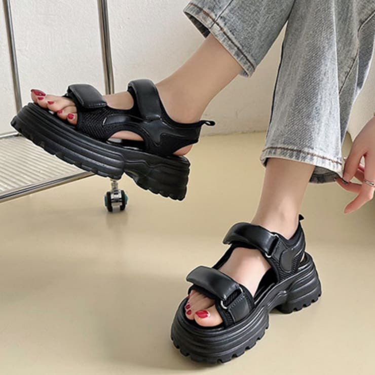 厚底サンダル スポーツサンダル 美脚 夏 | SUNSHINE CLOSET | 詳細画像5 