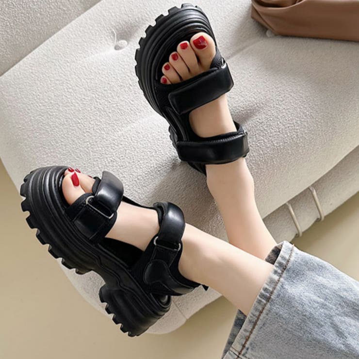 厚底サンダル スポーツサンダル 美脚 夏 | SUNSHINE CLOSET | 詳細画像6 