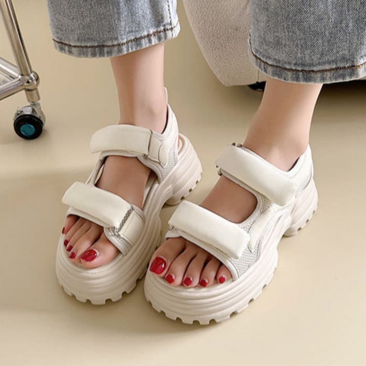 厚底サンダル スポーツサンダル 美脚 夏 | SUNSHINE CLOSET | 詳細画像9 