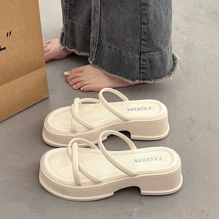 厚底サンダル ミュールサンダル 美脚 夏 | SUNSHINE CLOSET | 詳細画像11 