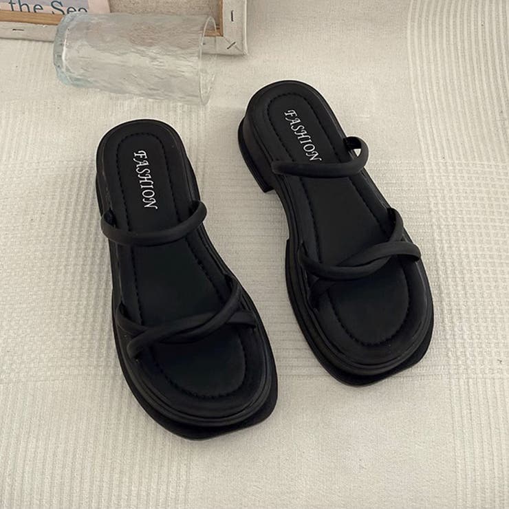 厚底サンダル ミュールサンダル 美脚 夏 | SUNSHINE CLOSET | 詳細画像12 