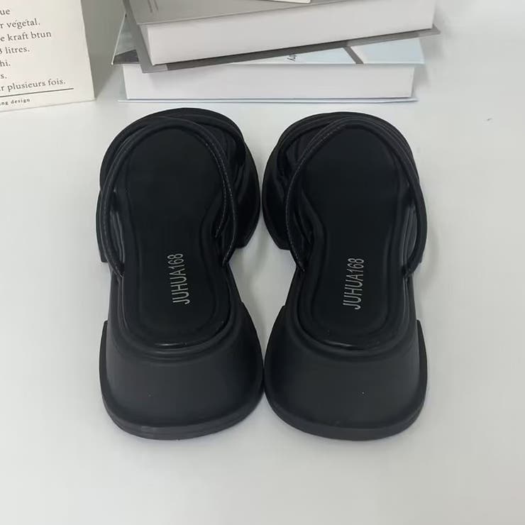 厚底サンダル ストラップ 美脚 韓国 夏 | SUNSHINE CLOSET | 詳細画像12 