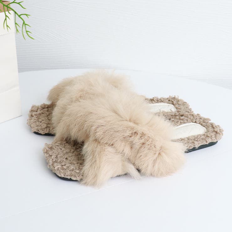 ファーサンダル レディース スリッパ | SUNSHINE CLOSET | 詳細画像11 