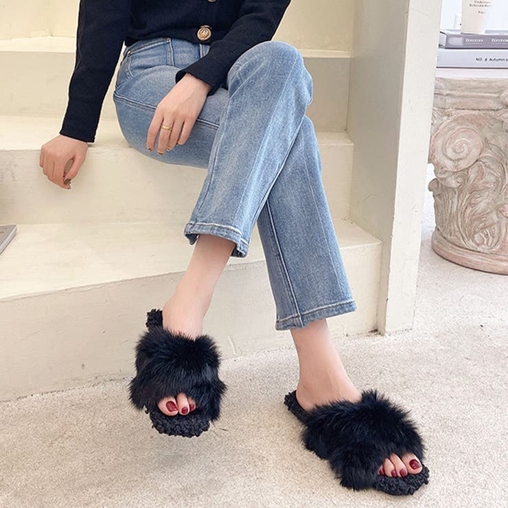 ファーサンダル レディース スリッパ | SUNSHINE CLOSET | 詳細画像4 