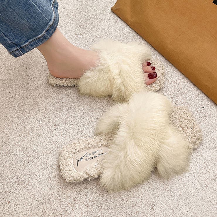 ファーサンダル レディース スリッパ | SUNSHINE CLOSET | 詳細画像5 