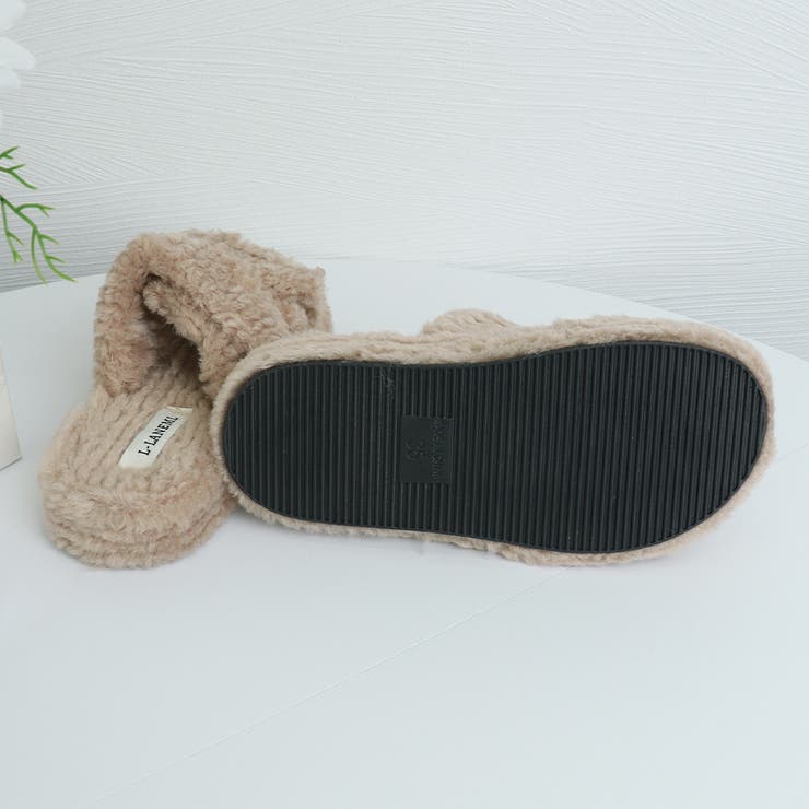 ファーサンダル レディース 厚底スリッパ | SUNSHINE CLOSET | 詳細画像11 