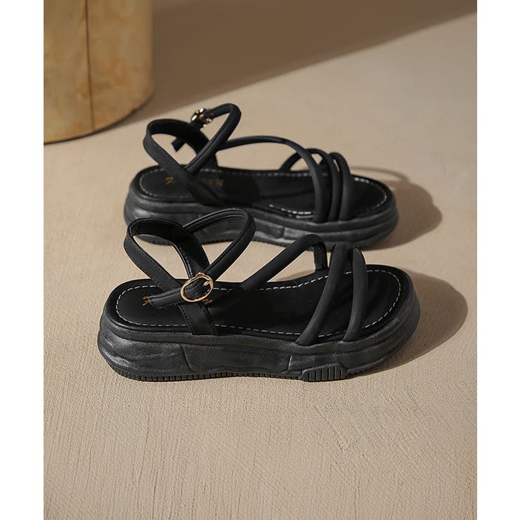 厚底サンダル ストラップ靴 夏 韓国風 | SUNSHINE CLOSET | 詳細画像11 