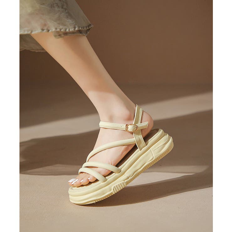 厚底サンダル ストラップ靴 夏 韓国風 | SUNSHINE CLOSET | 詳細画像13 