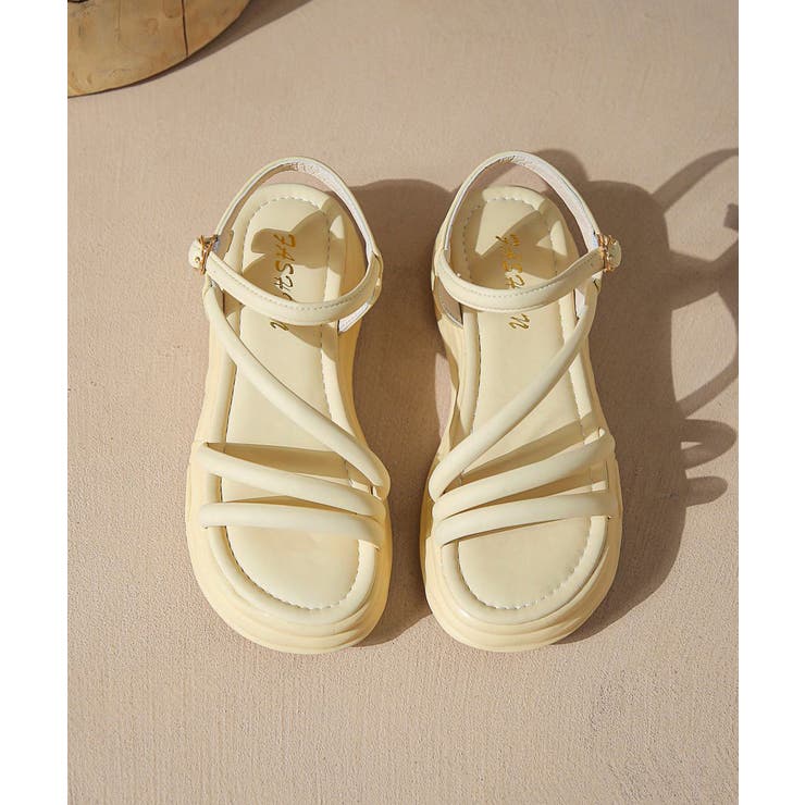 厚底サンダル ストラップ靴 夏 韓国風 | SUNSHINE CLOSET | 詳細画像16 