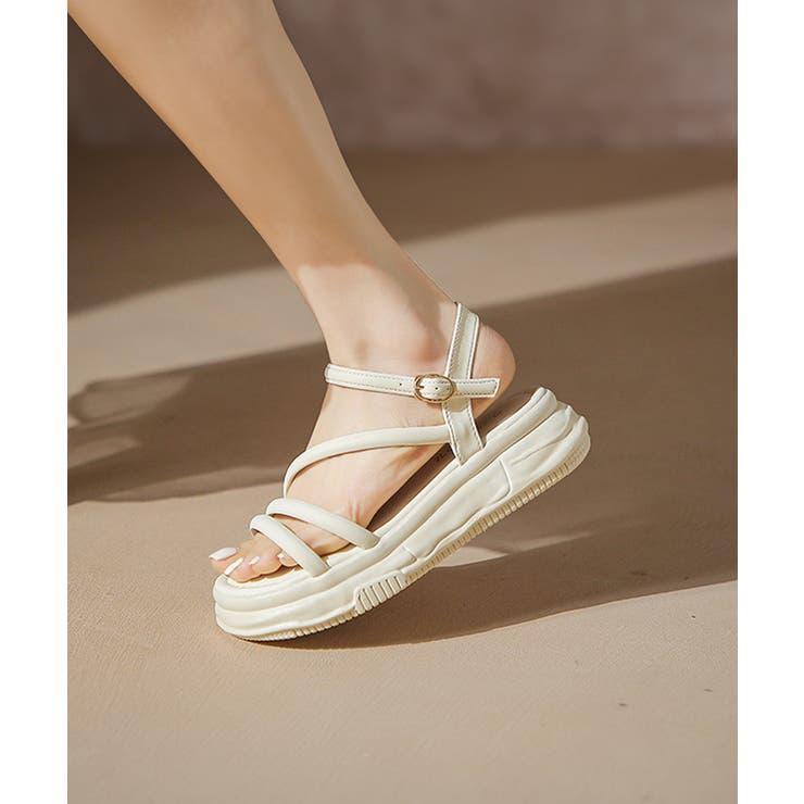 厚底サンダル ストラップ靴 夏 韓国風 | SUNSHINE CLOSET | 詳細画像3 