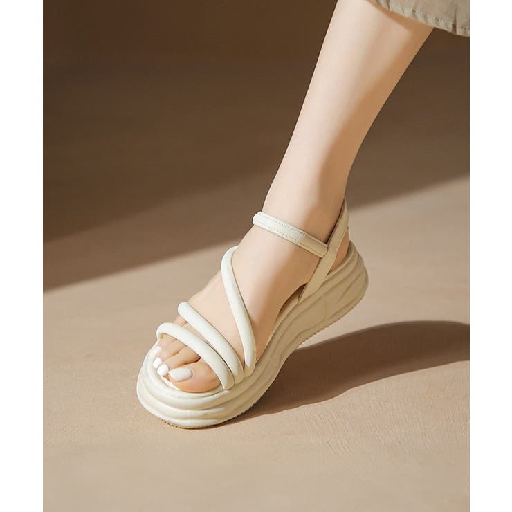 厚底サンダル ストラップ靴 夏 韓国風 | SUNSHINE CLOSET | 詳細画像4 