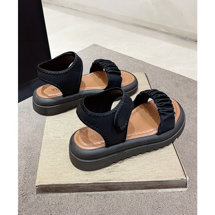 厚底 スポーツサンダル 美脚 夏靴韓国風 | SUNSHINE CLOSET | 詳細画像13 