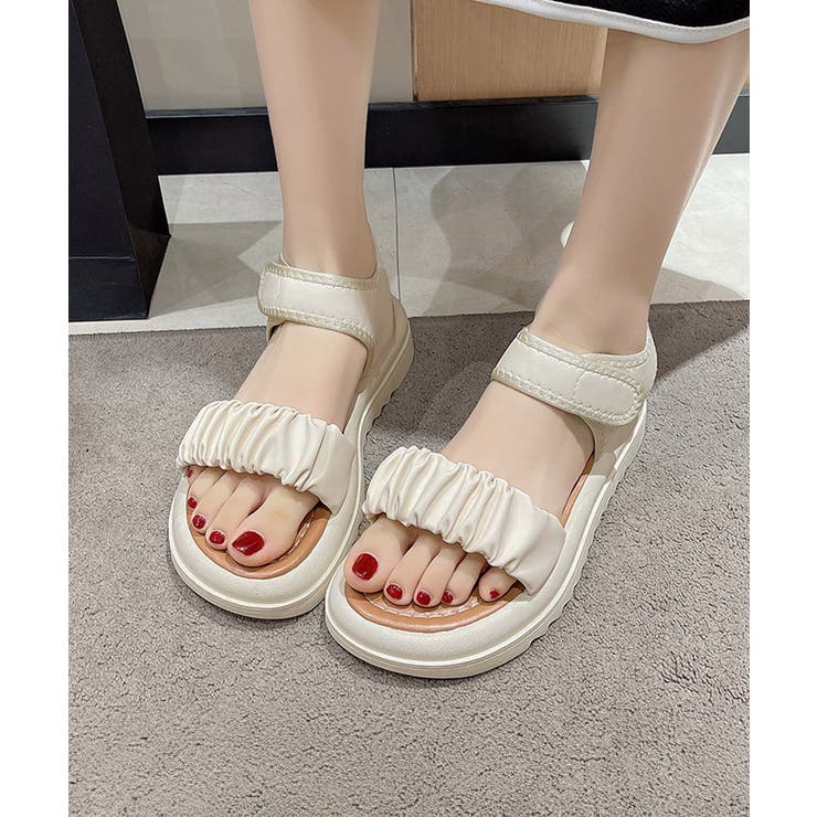 厚底 スポーツサンダル 美脚 夏靴韓国風 | SUNSHINE CLOSET | 詳細画像3 