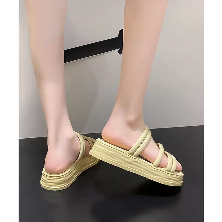 ミュールサンダル 厚底 ストラップ 夏靴 | SUNSHINE CLOSET | 詳細画像7 