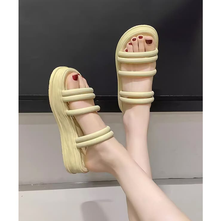ミュールサンダル 厚底 ストラップ 夏靴 | SUNSHINE CLOSET | 詳細画像8 