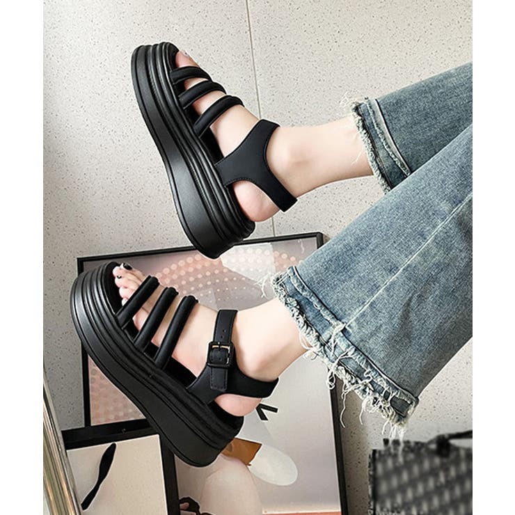 ストラップサンダル 厚底 美脚 夏くつ | SUNSHINE CLOSET | 詳細画像4 