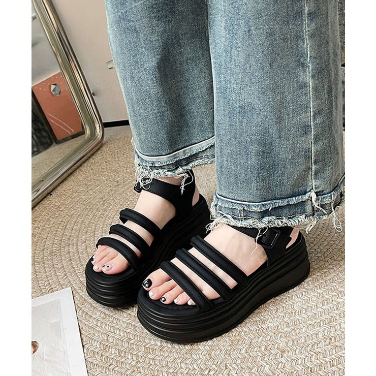 ストラップサンダル 厚底 美脚 夏くつ | SUNSHINE CLOSET | 詳細画像5 