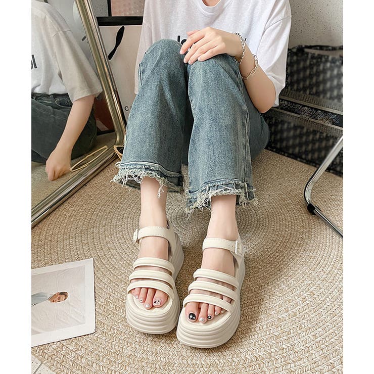 ストラップサンダル 厚底 美脚 夏くつ | SUNSHINE CLOSET | 詳細画像9 