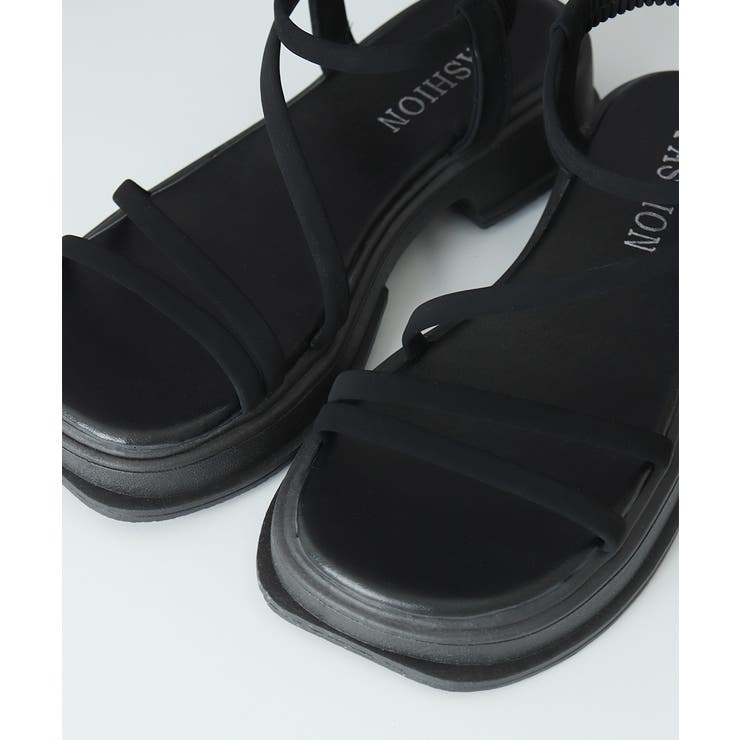 厚底 ストラップサンダル 韓国風 美脚 | SUNSHINE CLOSET | 詳細画像19 