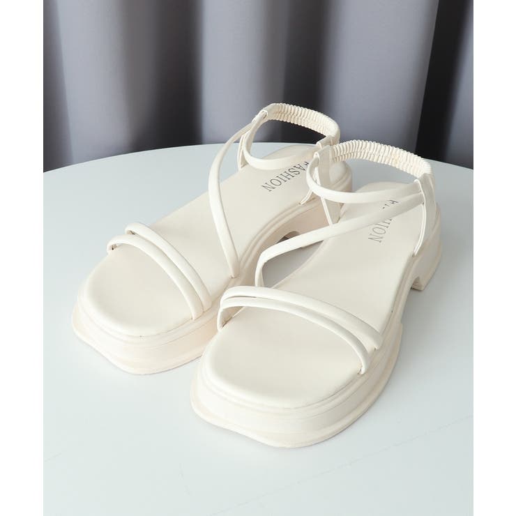 厚底 ストラップサンダル 韓国風 美脚 | SUNSHINE CLOSET | 詳細画像20 