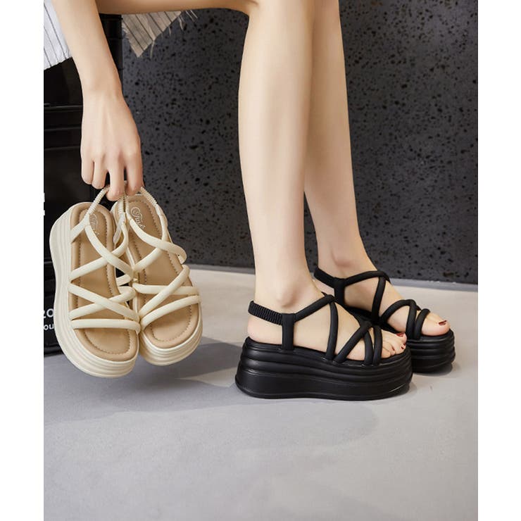 ストラップサンダル 厚底 韓国風 夏靴 | SUNSHINE CLOSET | 詳細画像10 