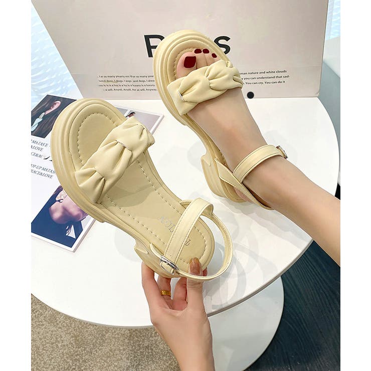 厚底サンダル レディース 韓国風 美脚 | SUNSHINE CLOSET | 詳細画像12 