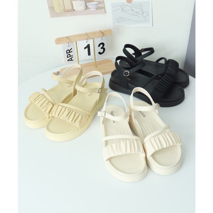 厚底サンダル レディース 美脚 夏靴 | SUNSHINE CLOSET | 詳細画像21 