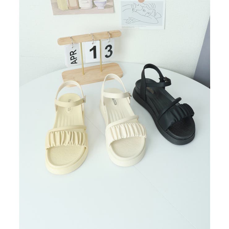 厚底サンダル レディース 美脚 夏靴 | SUNSHINE CLOSET | 詳細画像22 