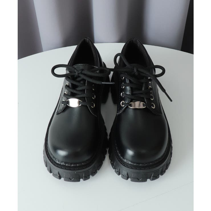 厚底 ローファー 編み上げ 韓国風 | SUNSHINE CLOSET | 詳細画像17 