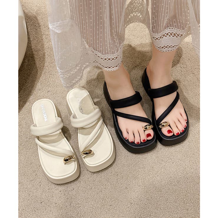 トングサンダル ストラップサンダル 夏 | SUNSHINE CLOSET | 詳細画像12 