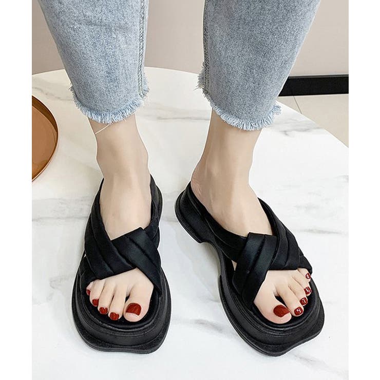 厚底サンダル ミュールサンダル 夏新作 | SUNSHINE CLOSET | 詳細画像12 