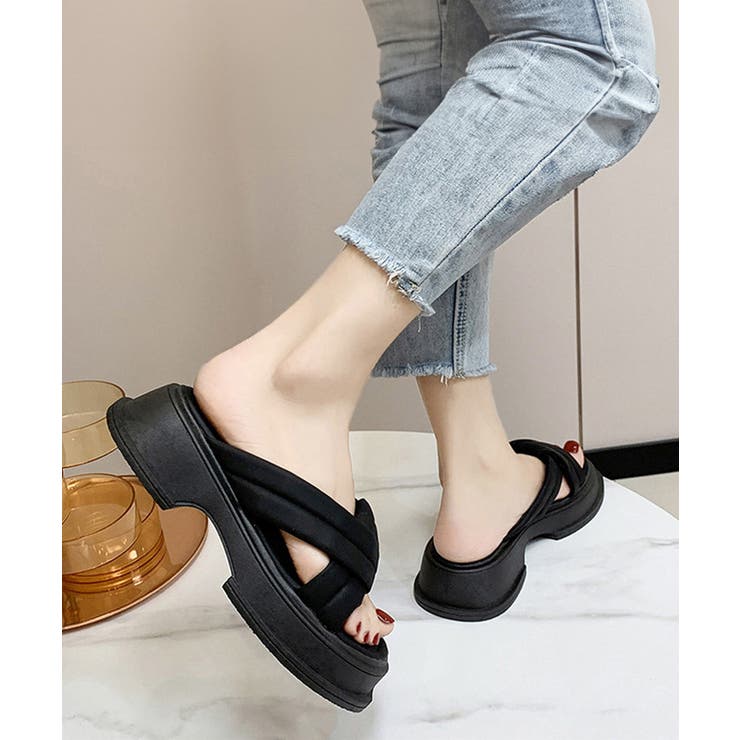 厚底サンダル ミュールサンダル 夏新作 | SUNSHINE CLOSET | 詳細画像13 