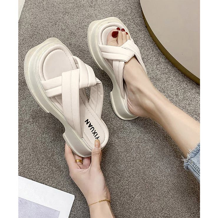 厚底サンダル ミュールサンダル 夏新作 | SUNSHINE CLOSET | 詳細画像4 