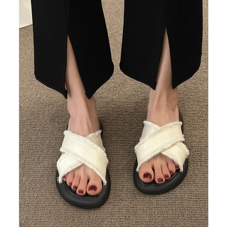 ミュールサンダル クロスベルト 美脚 | SUNSHINE CLOSET | 詳細画像3 