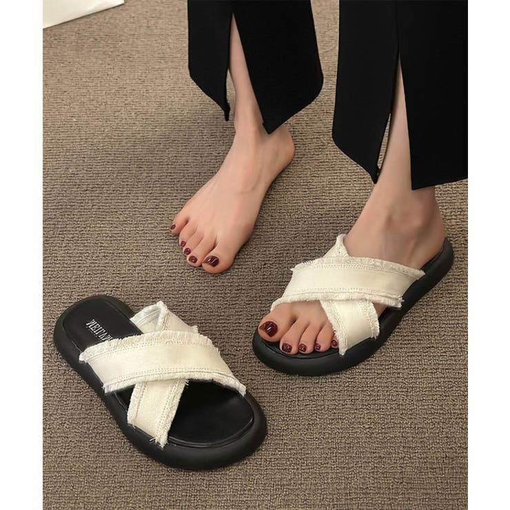 ミュールサンダル クロスベルト 美脚 | SUNSHINE CLOSET | 詳細画像5 