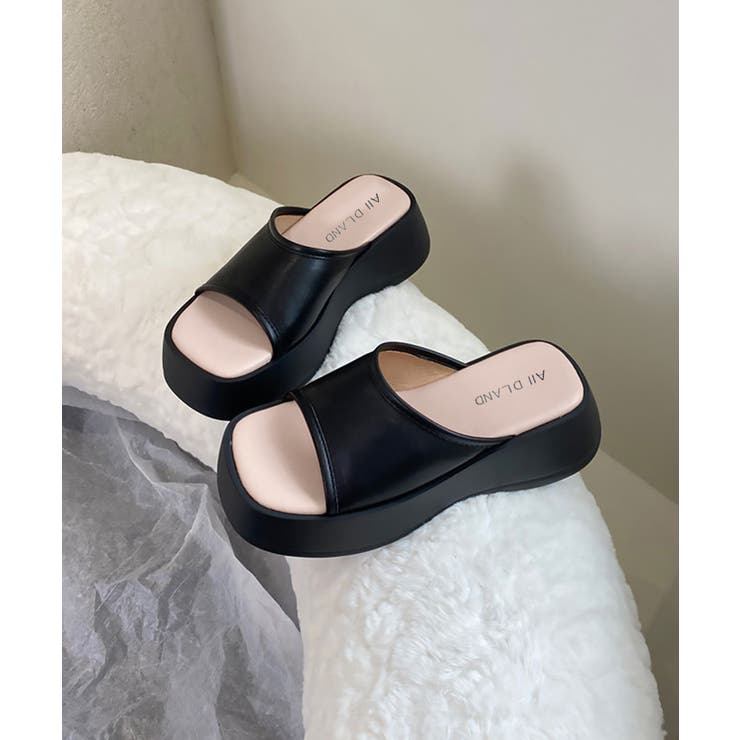 厚底サンダル ミュールサンダル 夏 美脚 | SUNSHINE CLOSET | 詳細画像6 